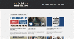 Desktop Screenshot of oldewrestling.com