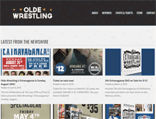 Tablet Screenshot of oldewrestling.com